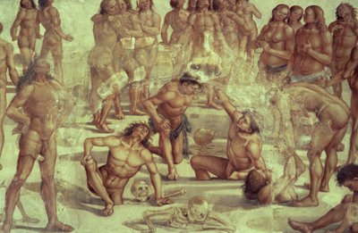 Die Auferstehung des Fleisches, Detail aus dem Jüngsten Gericht, 1499-1504 von Luca Signorelli